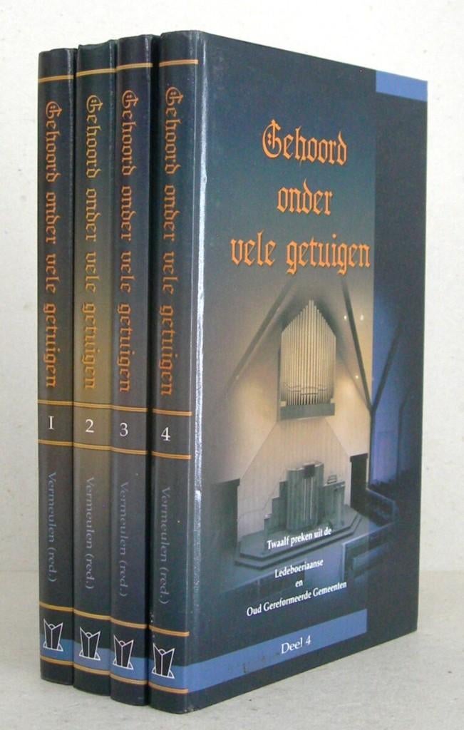 J.M. Vermeulen: Gehoord onder vele getuigen (4 delen)., Christendom | Protestants, Ophalen of Verzenden, Gelezen, J.M. Vermeulen