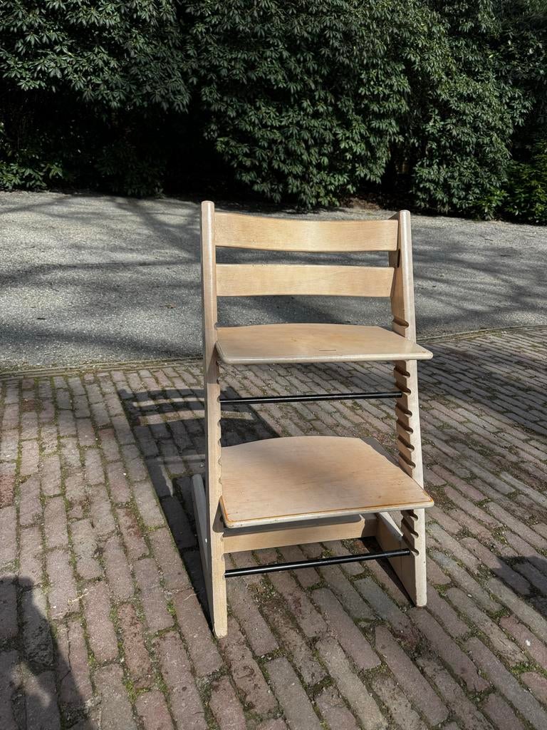 Stokke Tripp Trapp meegroeistoel - Natuurlijk hout, Ophalen, Gebruikt, Meegroeistoel, Aanschuifbaar