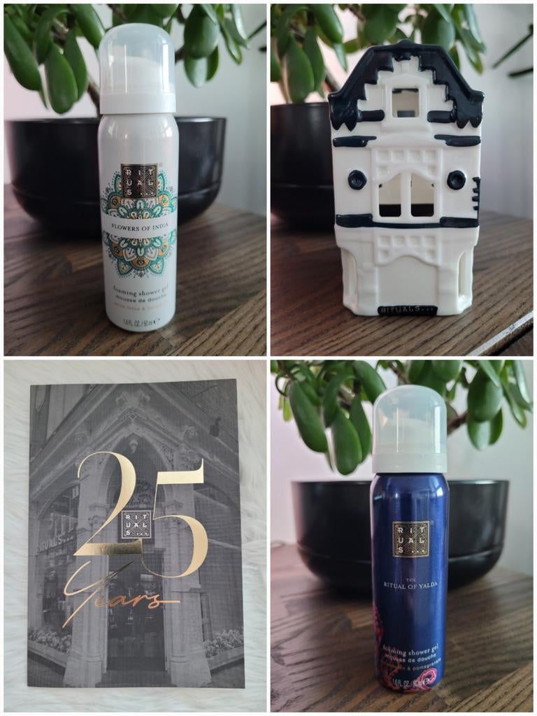 Rituals 2x Foaming Shower Gel • Doos • Theelichtje • Booklet, Ophalen of Verzenden, Nieuw, Bad & Douche