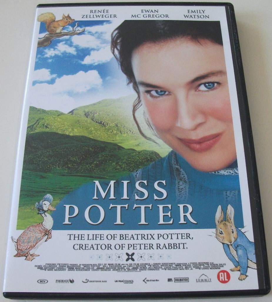 Dvd *** MISS POTTER *** The Life of Beatrix Potter, Alle leeftijden, Ophalen of Verzenden, Zo goed als nieuw, Drama