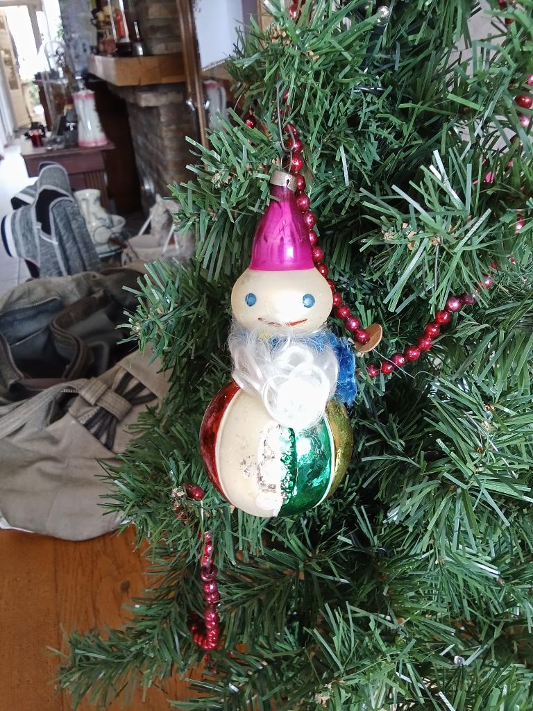 kerstbal 1 prachtig model in mooie kleuring, Ophalen of Verzenden, Gebruikt