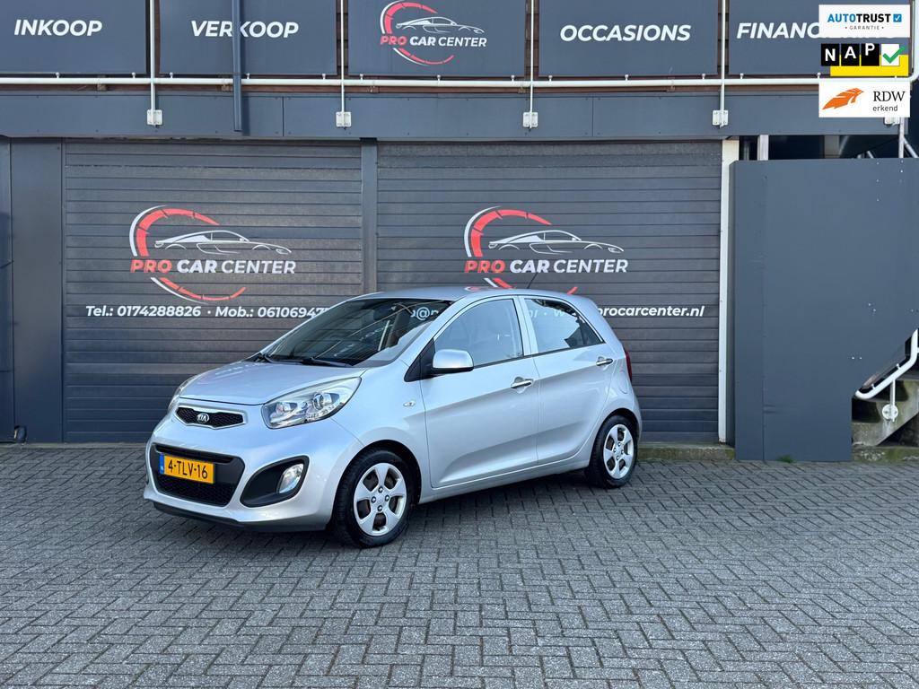 Kia Picanto 1.0 CVVT BusinessLine AIRCO|EL.RAMEN|NAP|APK, Voorwielaandrijving, Euro 5, Stof, Gebruikt