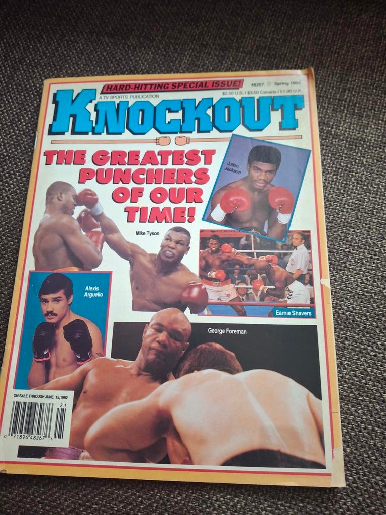 Boksen Knockout magazine 1992 Engelstalig, Boeken, Ophalen of Verzenden, Gelezen, Muziek, Film of Tv