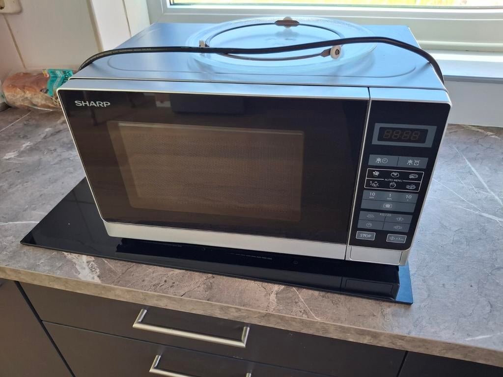 Sharp R242INW magnetron 800W, Ophalen