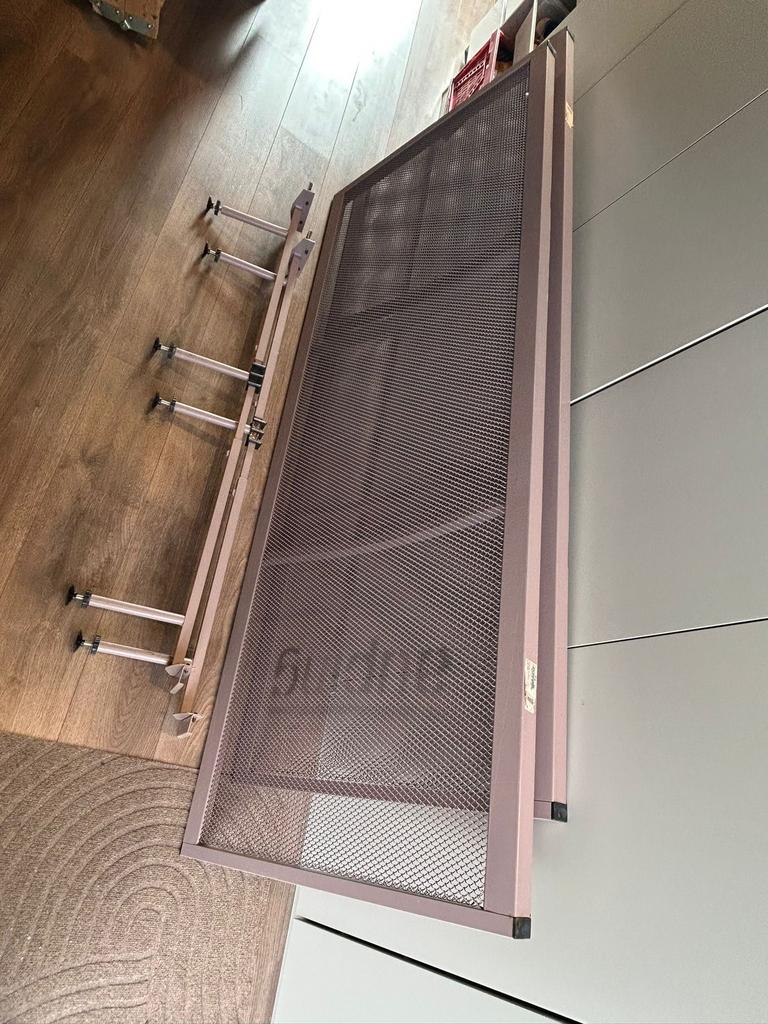 2 Auping spiraal bodems met steunen 80 200, Ophalen, Gebruikt, Overige kleuren, Tweepersoons