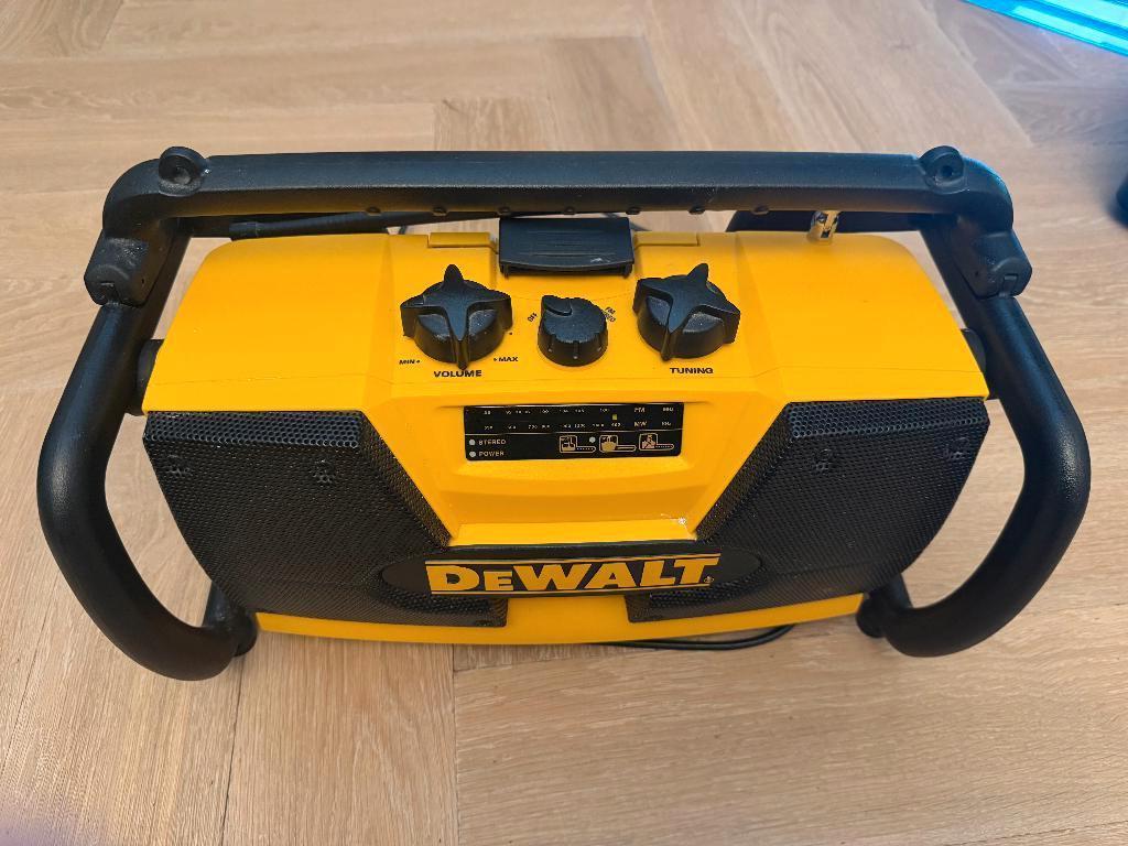 Dewalt bouwradio, Audio, Tv en Foto, Radio's, Ophalen of Verzenden, Gebruikt, Bouwradio