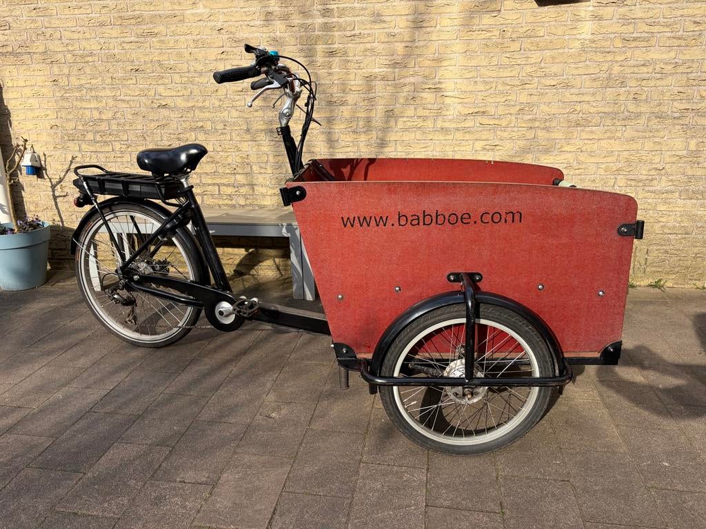 Bakfiets Babboe  Big. Niet electrisch!!, Ophalen, Gebruikt, 4 kinderen of meer, Overige merken