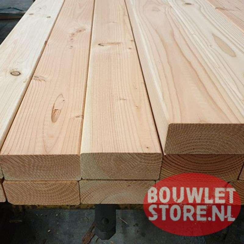 Douglas balken | Geschaafd Douglashout 65 x 140 mm | 5000mm, Doe-het-zelf en Verbouw, Hout en Planken, Nieuw, Ophalen of Verzenden