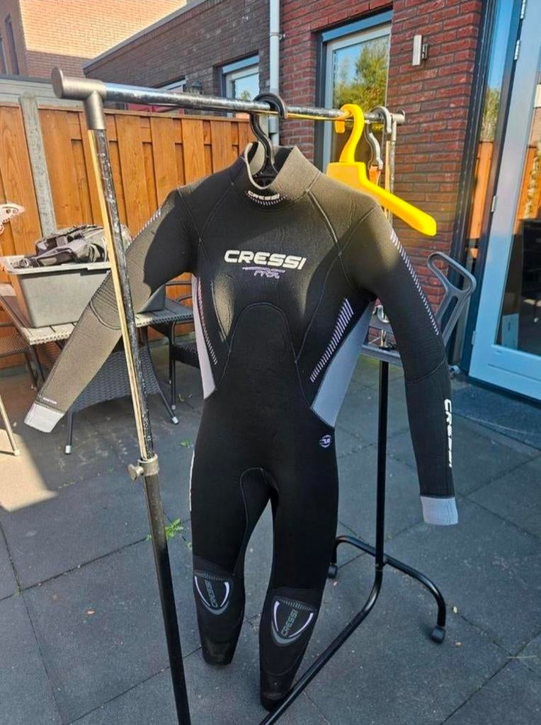 Cressi Fast 7mm semi-droog duikpak dames, maat L4, Watersport en Boten, Duiken, Ophalen of Verzenden, Zo goed als nieuw, Duikpak