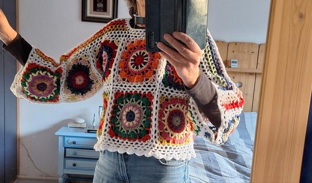 Gehaakte, boho, trui, veel kleurtjes., Ophalen of Verzenden, Nieuw