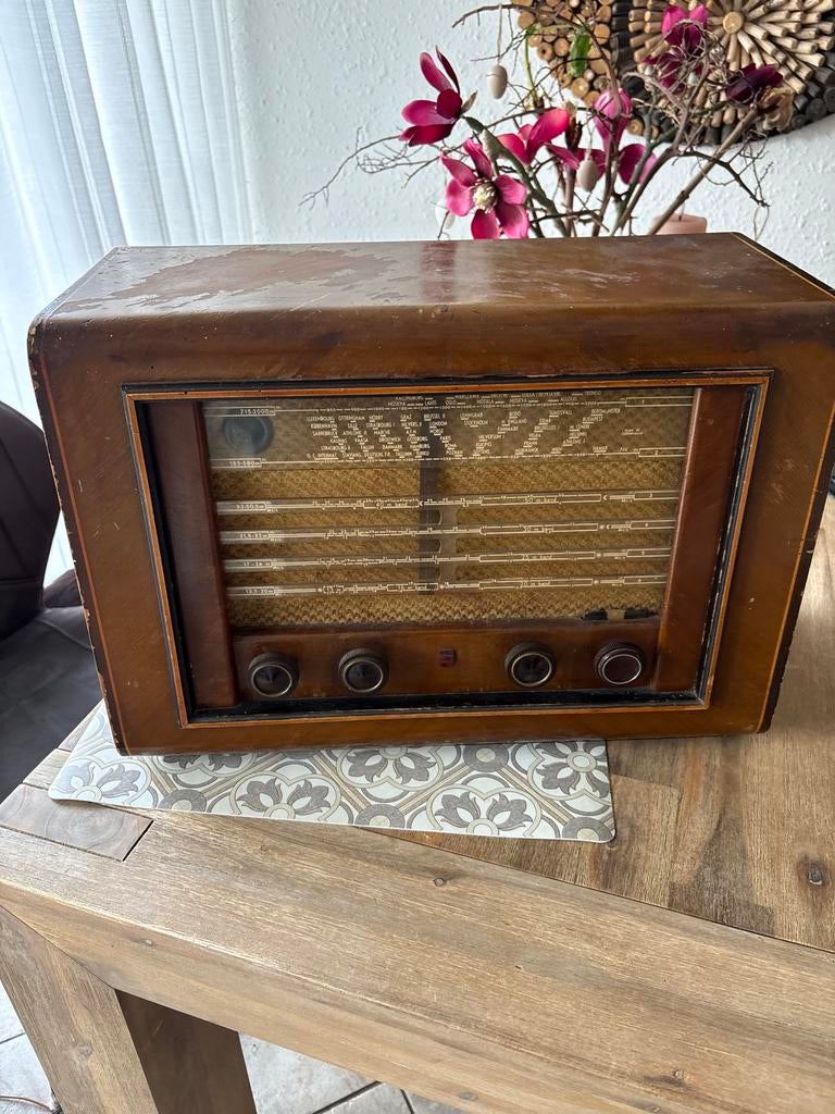 Oude radio, Ophalen of Verzenden, Niet werkend, Radio