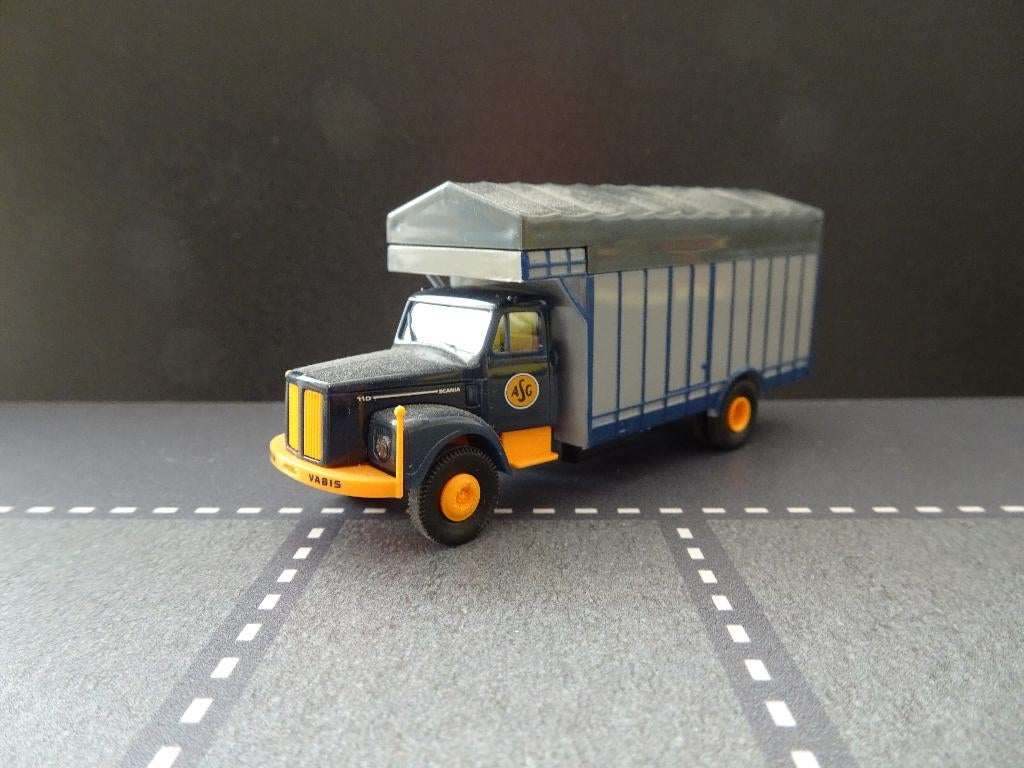 543 brekina scania torpedo asg zweden bakwagen 1:87 truck, Ophalen of Verzenden, Zo goed als nieuw, Bus of Vrachtwagen, Brekina