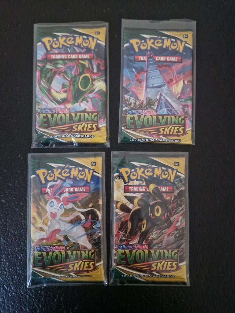 Pokémon Evolving Skies Booster artset. TCG collect 2021, Hobby en Vrije tijd, Verzamelkaartspellen | Pokémon, Ophalen of Verzenden