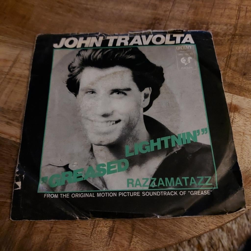 John travolta  / greased lightnin, Ophalen of Verzenden, Zo goed als nieuw, Pop