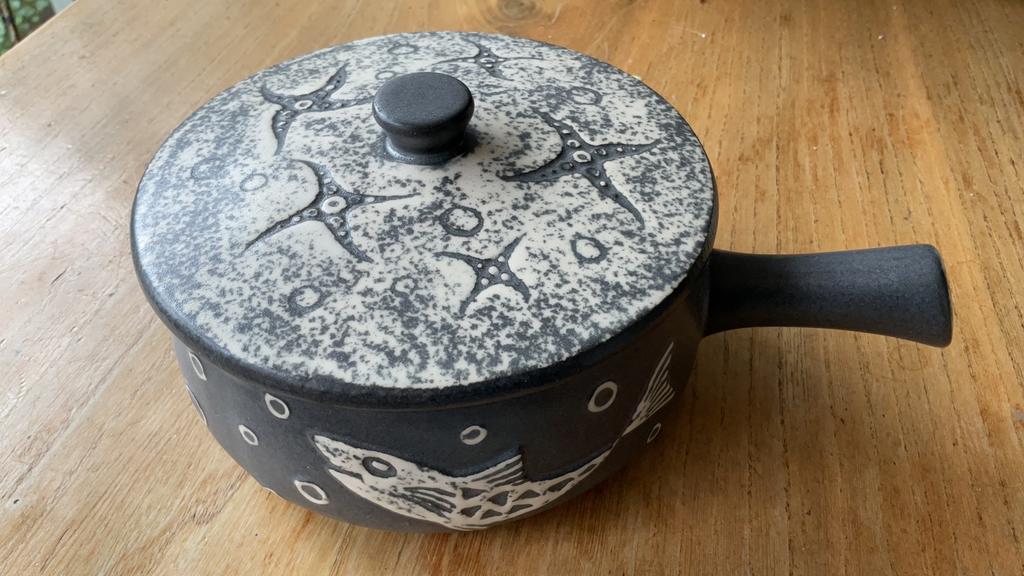 Koek schaal  / sier schaal keramiek vissen/zeester, Ophalen of Verzenden