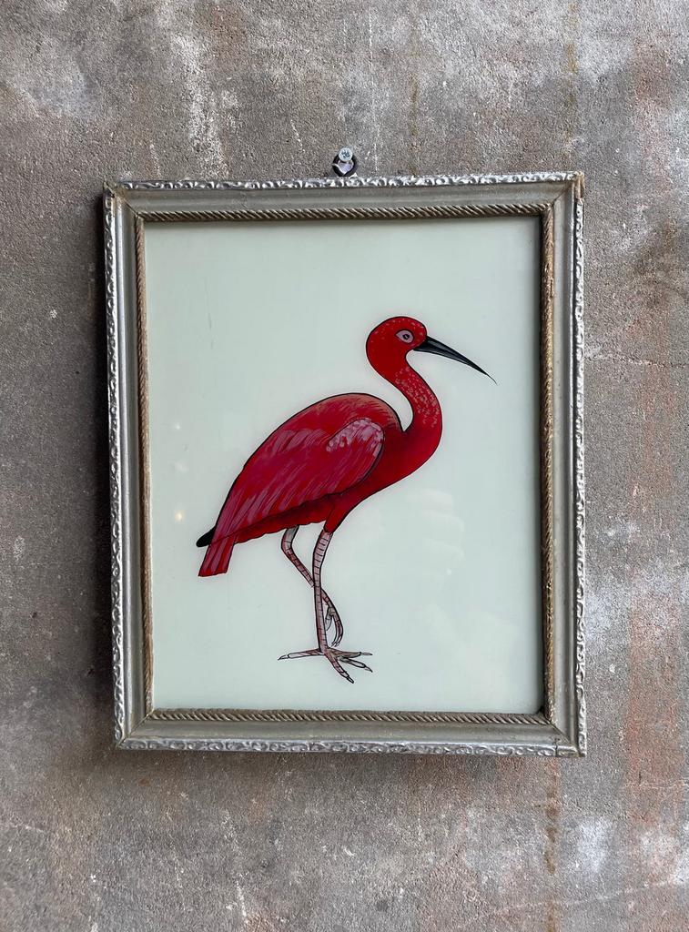 Schilderij ibis, Minder dan 50 cm, Huize-Hendriks, Nieuw, Ophalen of Verzenden