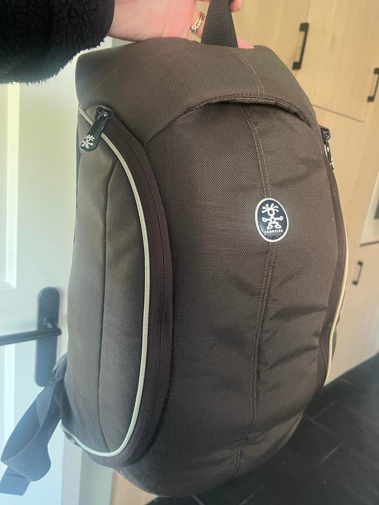 Crumpler cameratas rugzak bruin zo goed als nieuw, Audio, Tv en Foto, Fotografie | Fototassen, Zo goed als nieuw, Ophalen of Verzenden
