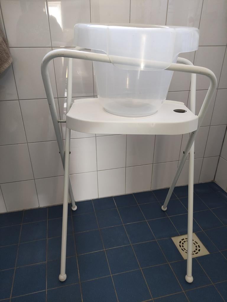 Baby bad met staander, Ophalen of Verzenden, Zo goed als nieuw, Badje