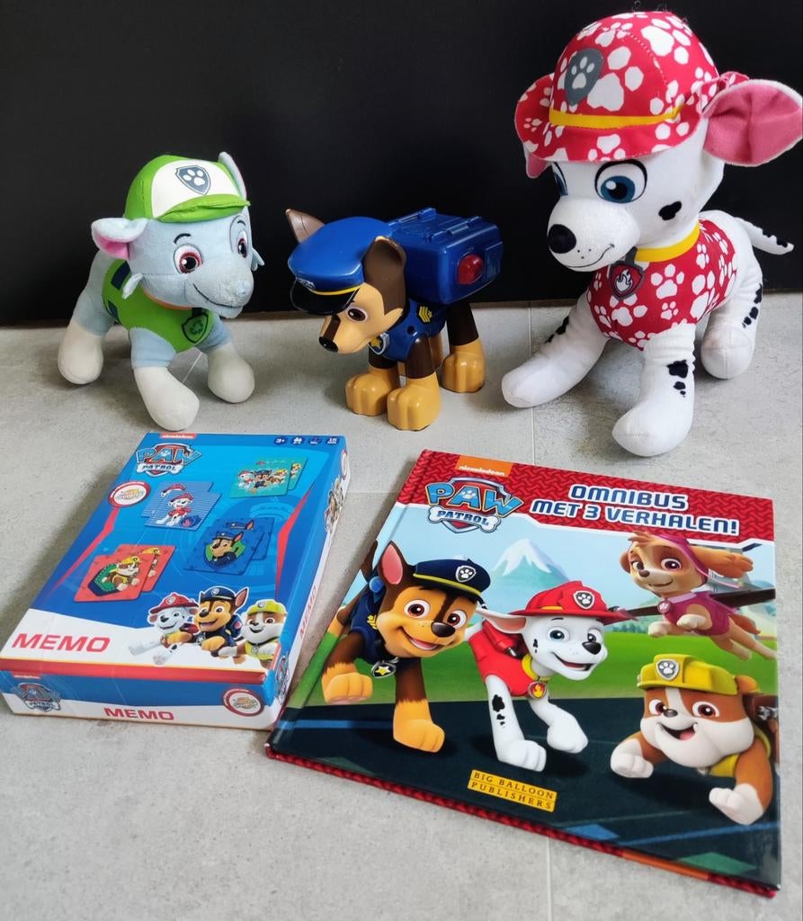 Paw Patrol speelgoed en boek, Ophalen of Verzenden