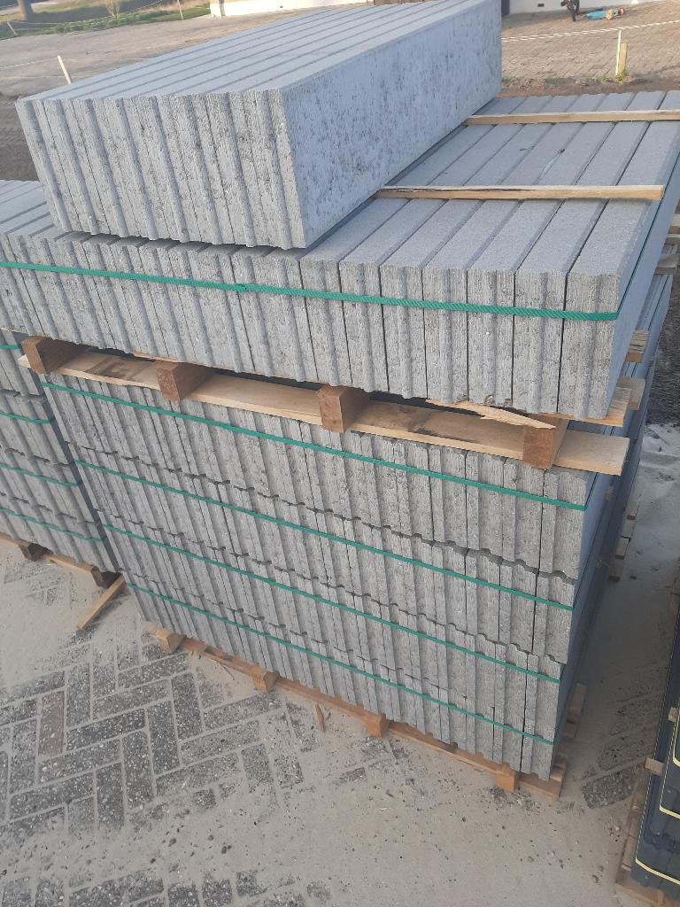Opsluitband grijs 6x20x100 cm, Tuin en Terras, Tegels en Klinkers, Nieuw, Overige typen, Beton, 10 m² of meer, Ophalen