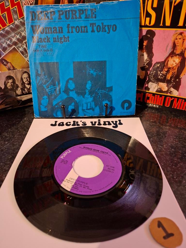 Deep Purple - Woman from Tokyo / Black Night (Single)1971, Ophalen of Verzenden, Gebruikt, Overige formaten, Progressive