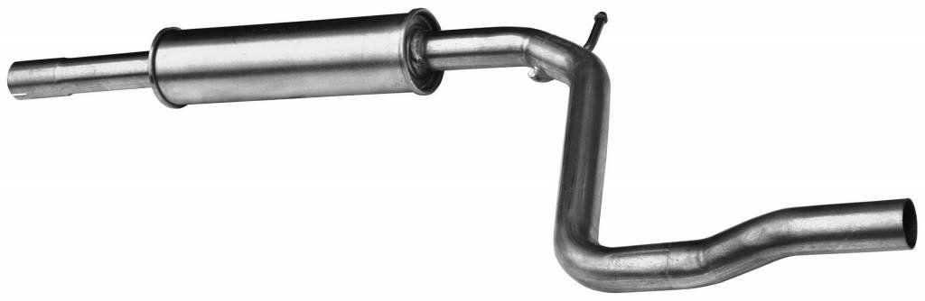 Uitlaat, Middendemper Volkswagen Caddy / Seat Inca