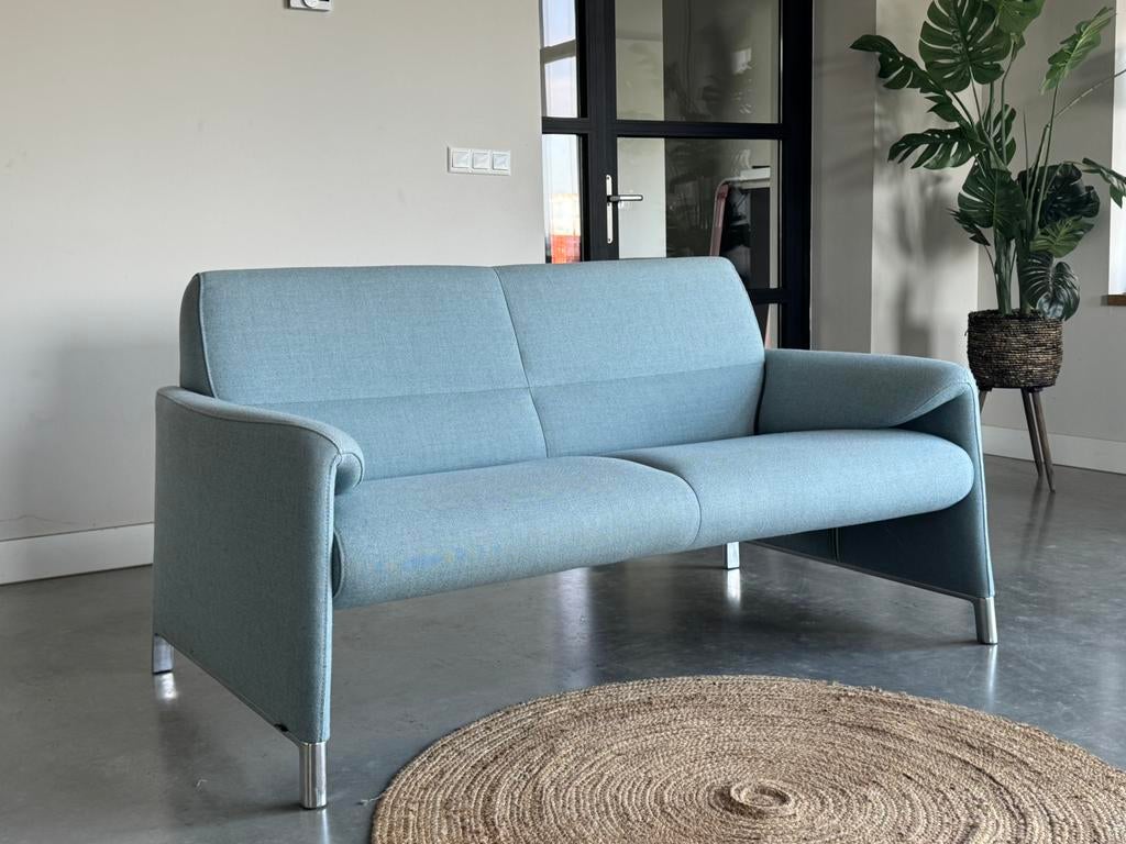 Leolux Felizia 160 cm | Lage rug | Wol | Als nieuw, Huis en Inrichting, Leolux, Leolux, 150 tot 200 cm, Tweepersoons