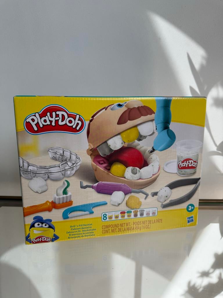 Play-Doh Tandartskit - Drill 'n Fill Dentist, Ophalen of Verzenden, Nieuw, Knutselen