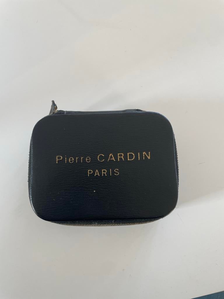 Vintage Pierre Cardin Zonnebril Jaren 70/80 met Koker, Overige merken, Gebruikt, Zonnebril, Bruin