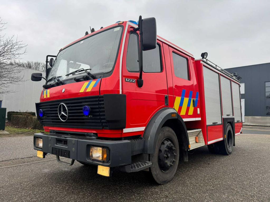 1992 Mercedes-benz 1222 RF Brandweer Vrachtwagen BD-319-G, Overige brandstoffen, Mercedes-Benz, Bedrijf, Te koop