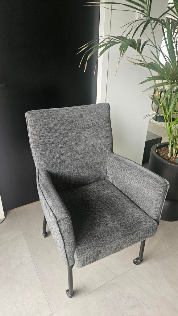 Set van 8 stijlvolle en zeer comfortabele eetkamerstoelen, Huis en Inrichting, Ophalen, Minder dan 75 cm, Moderne landelijk, Zo goed als nieuw