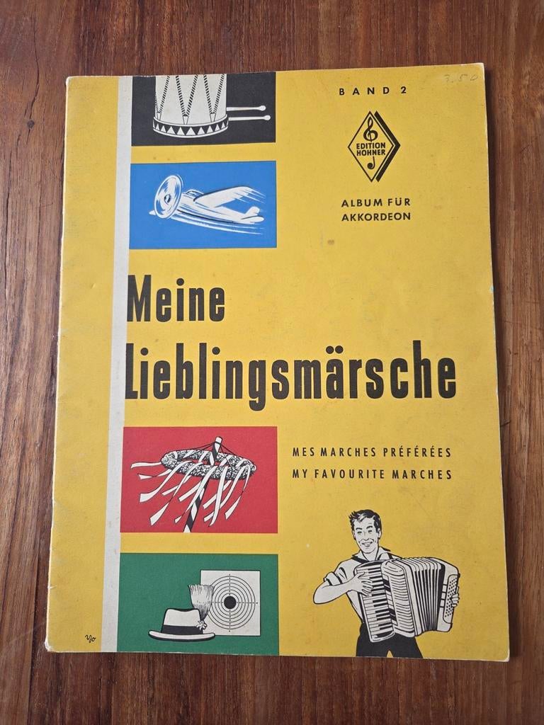 Hohner Accordeon Boek: Meine Lieblingsmärsche Band 2, Ophalen of Verzenden
