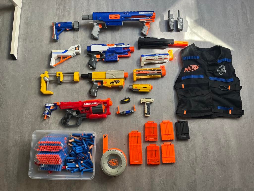 Partij Nerf geweren, Ophalen of Verzenden, Gebruikt