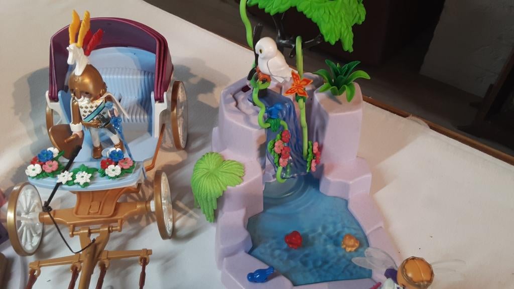 5657 prieeltje,koets en waterval, Ophalen of Verzenden, Gebruikt, Los playmobil