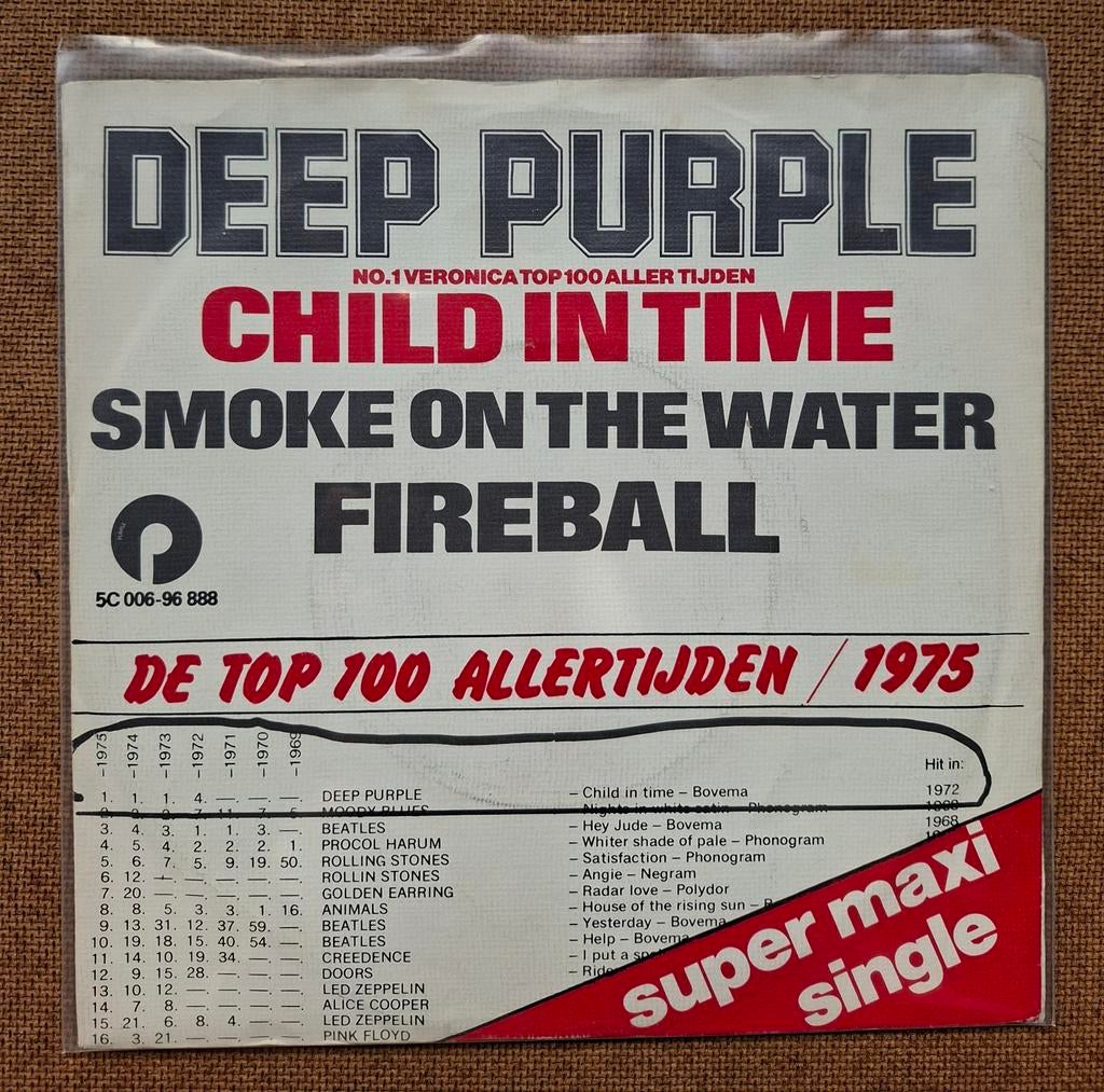 Deep purple  - Child in time  - Single is TOP, Gebruikt, Verzenden, 7 inch, Single