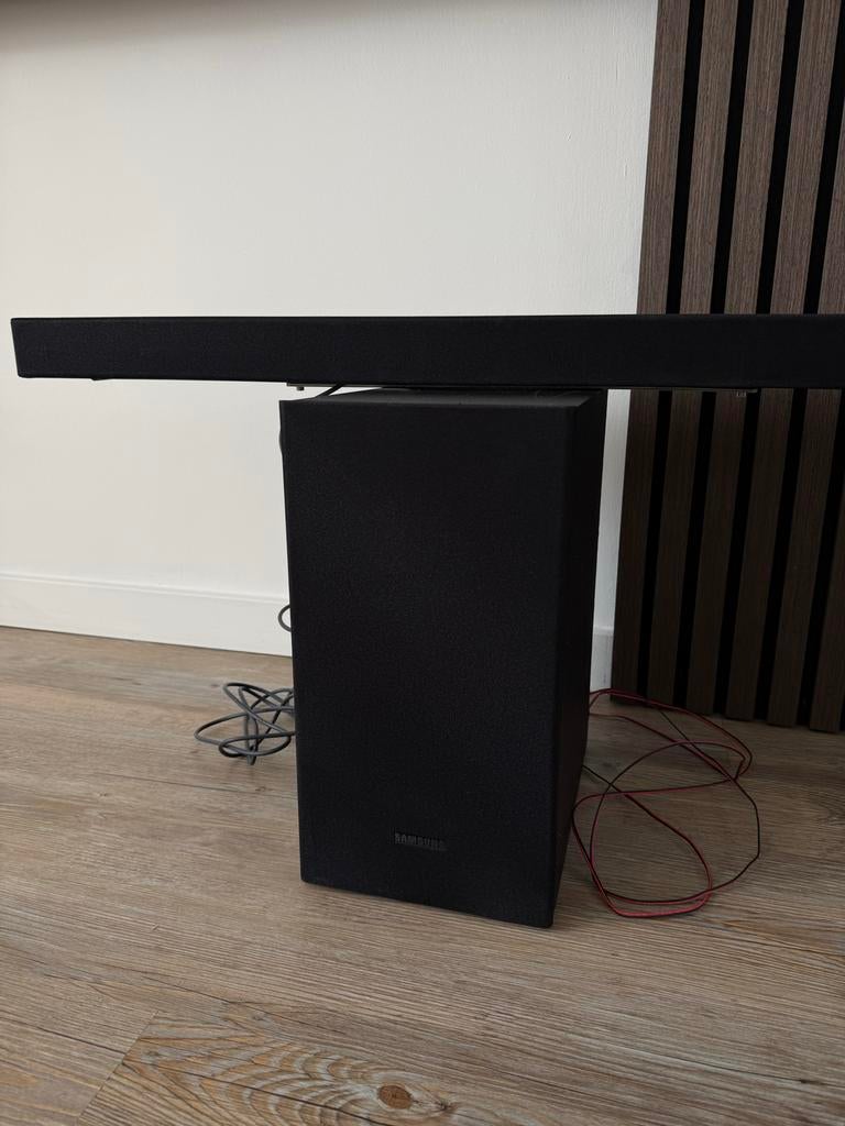 Samsung Soundbar met Subwoofer, Ophalen, Bluetooth, Gebruikt