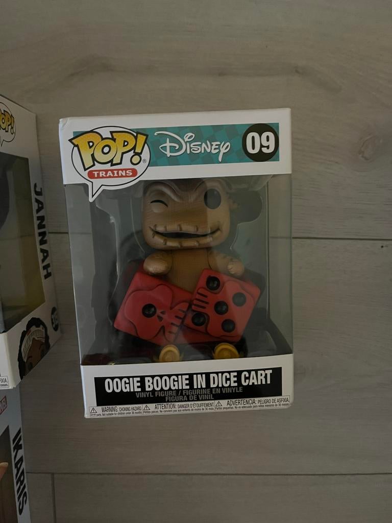 Funko Pop! Disney Trains 09 OOGIE BOOGIE IN DICE CART, Ophalen of Verzenden, Nieuw
