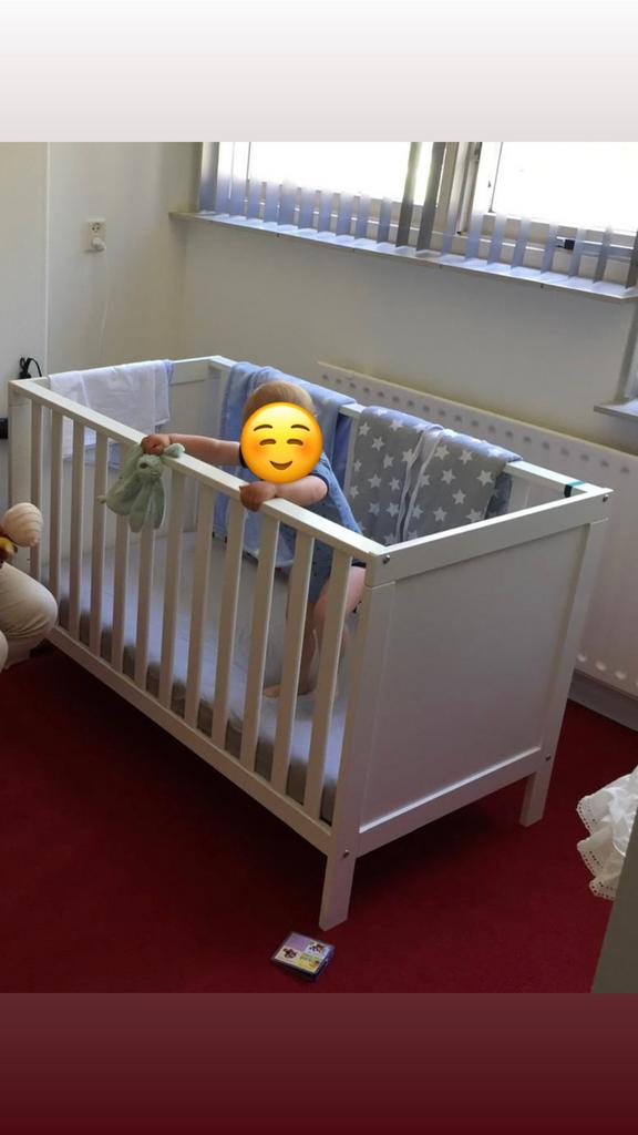 Ledikant Babydump wit, Ophalen, Zo goed als nieuw, Ledikant