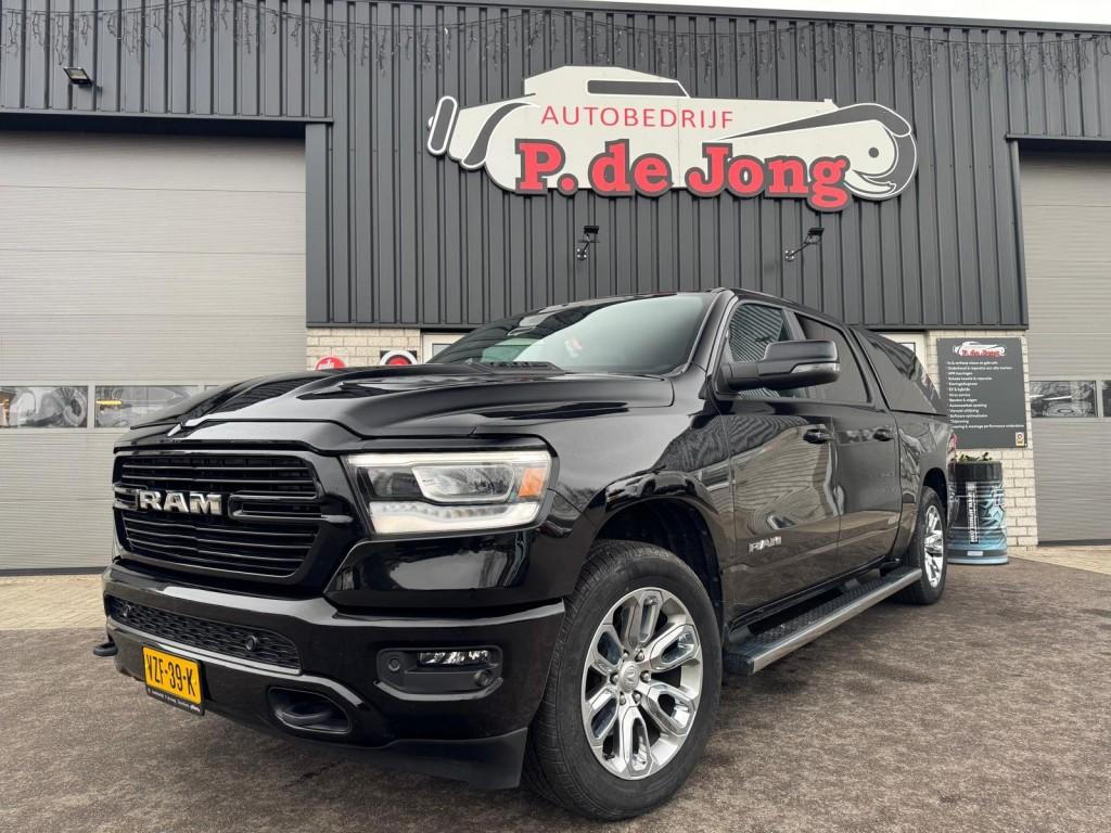 Dodge RAM RAM 1500 LARAMIE Sport Prins LPG Groot navi Carpla, Automaat, 5654 cc, Zwart, Origineel Nederlands