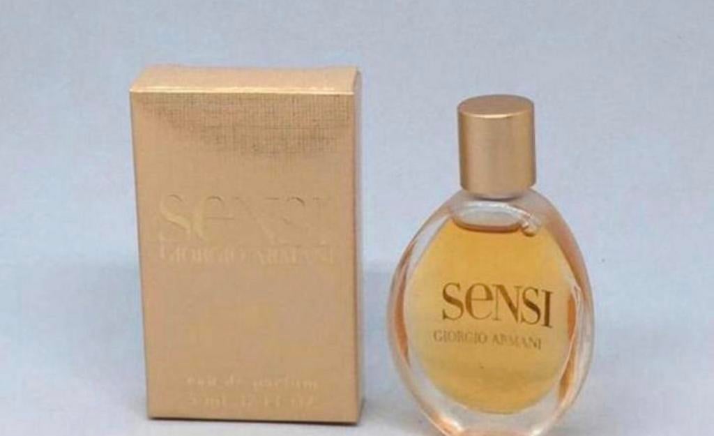 Parfumminiatuur Sensi Armani 5 ml eau de parfum vintage, Verzenden, Nieuw, Miniatuur, Gevuld
