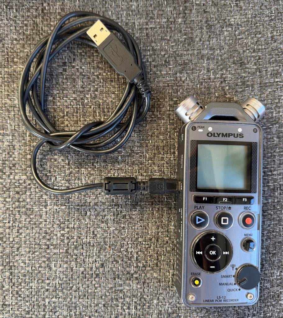 (Voice-)recorder Olympus LS-12 Linear PCM in goede staat, Ophalen of Verzenden, Zo goed als nieuw, Overige typen
