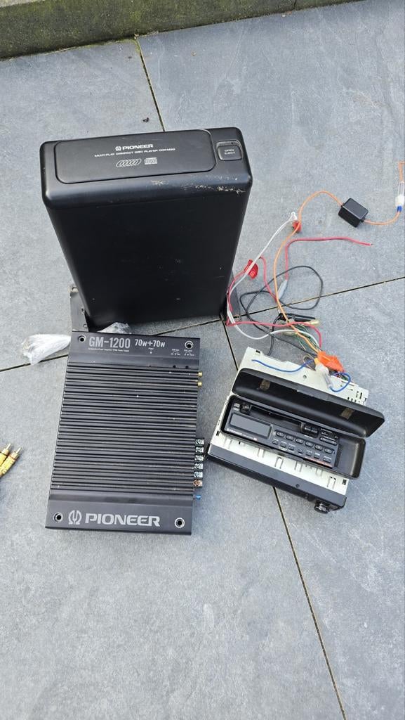 Pioneer radio, versterker, wisselaar en boxen set, Ophalen of Verzenden, Gebruikt