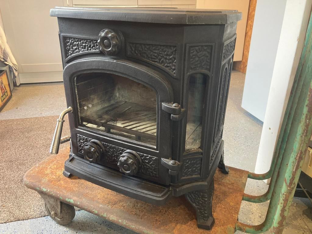 Houtkachel 5 kw, Huis en Inrichting, Kachels, Ophalen, Gebruikt, Houtkachel, Vrijstaand