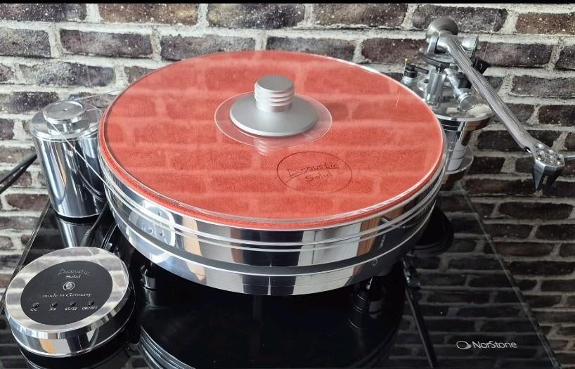 Acoustic Solid 111 Metall + REGA RB2000 arm twv 1900,- zgan, Overige merken, Ophalen of Verzenden, Zo goed als nieuw, Platenspeler