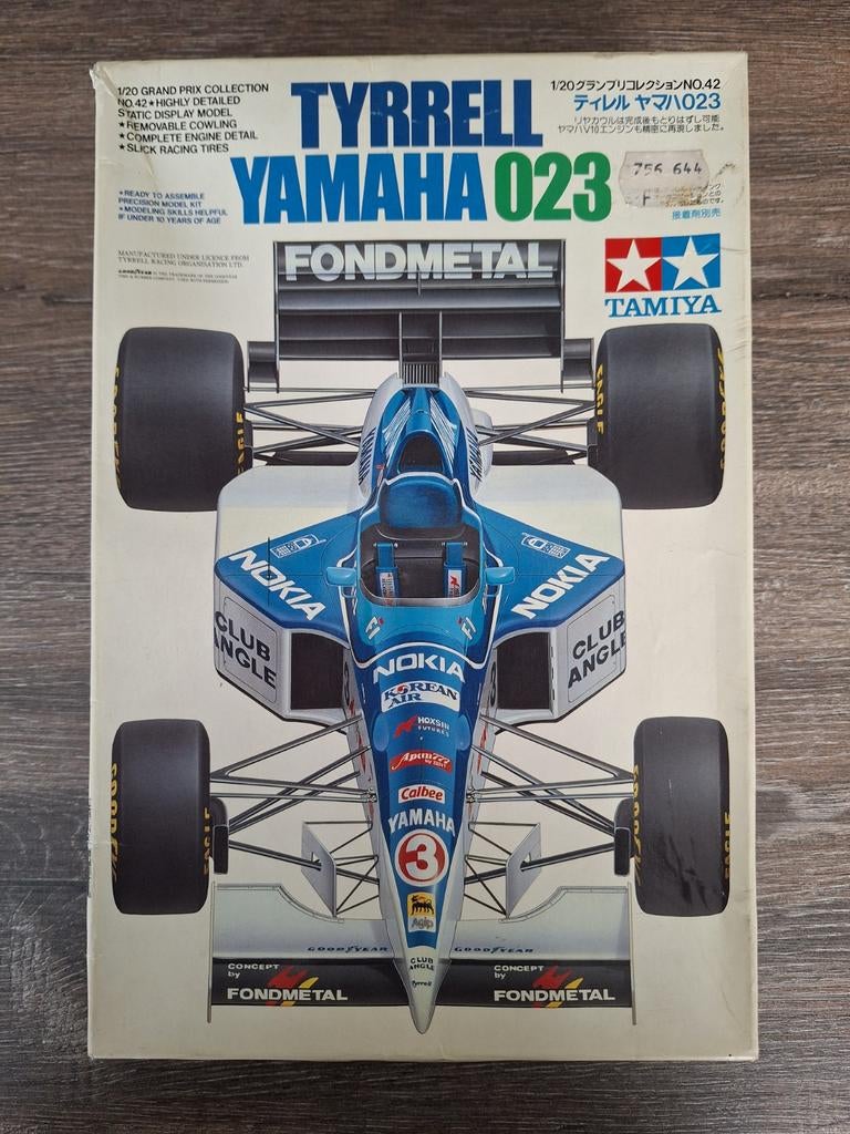 Tamiya Tyrrell Yamaha 023 F1 1/20 – Nieuw in doos! Modelbouw, Auto, Groter dan 1:32, Nieuw, Ophalen of Verzenden