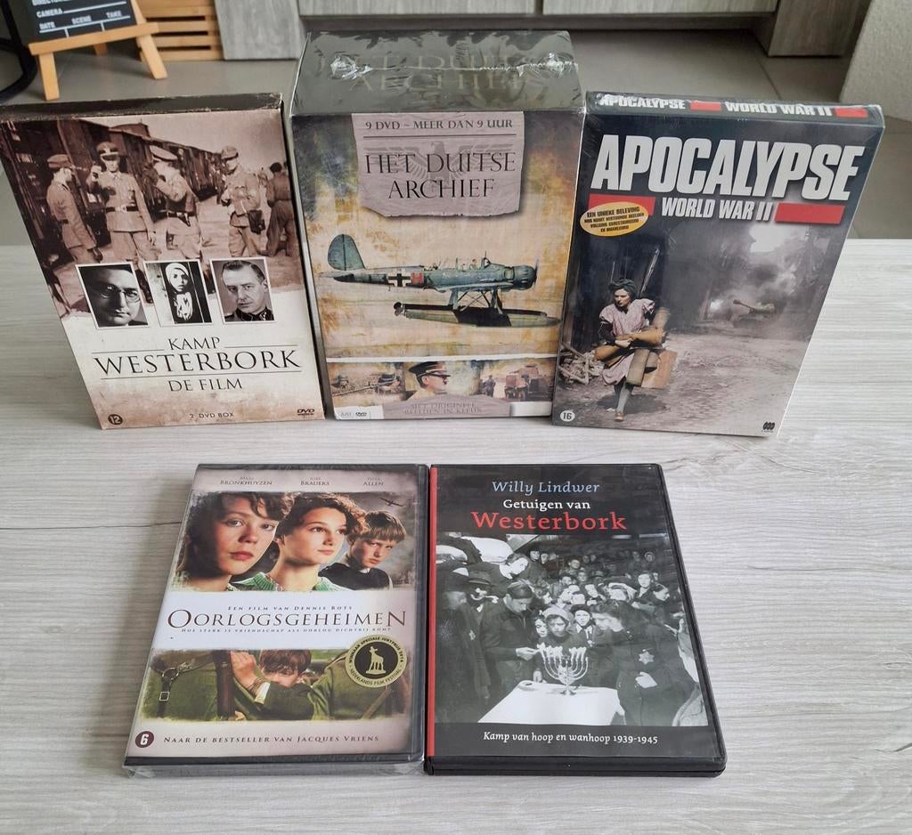 Duitse archief- speelfilms boxen in een set, Cd's en Dvd's, Dvd's | Documentaire en Educatief, Zo goed als nieuw, Oorlog of Misdaad
