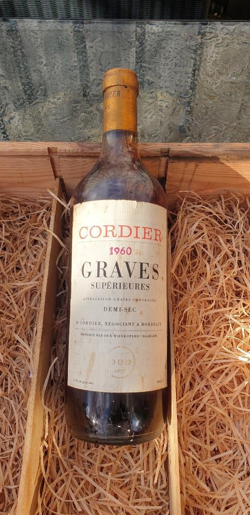 Cordier Graves Superieures 1960, Frankrijk, Nieuw, Ophalen of Verzenden, Witte wijn