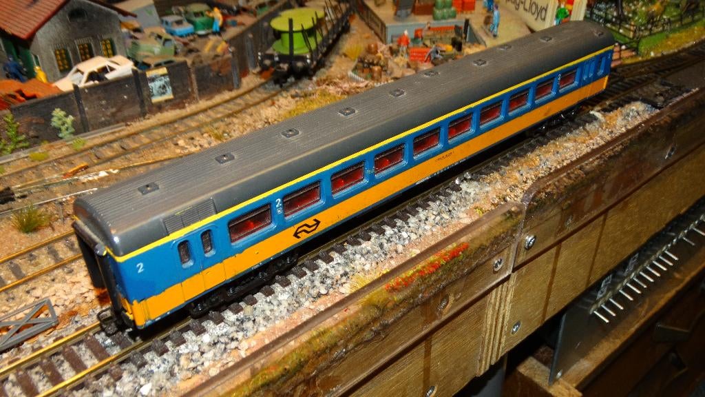 Lima NS /Nederlandse spoorwegen ICR Rijtuig adv 18, Gebruikt, Gelijkstroom of Wisselstroom, Wagon, Ophalen of Verzenden