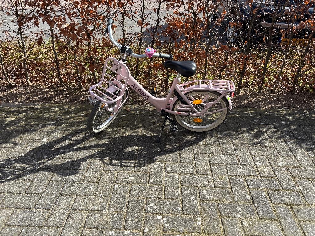 Alpina kinderfiets roze 18 inch, Ophalen, Zo goed als nieuw, 16 tot 20 inch, Alpine