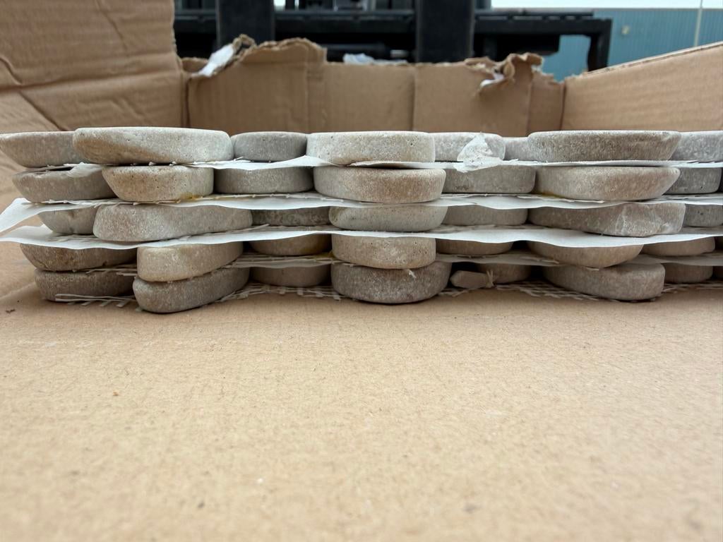 Wandtegels 30 x 30 Pebble brown Sier kiezels tegels 5 stuks, Overige materialen, Overige typen, Nieuw, Ophalen of Verzenden